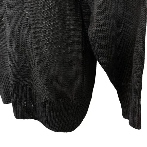 Victoria Jones Womens Vintage Beaded Sequin Floral Dolman Sleeve Sweater sz L - Picture 10 of 16